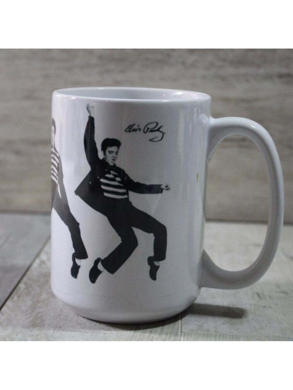 Elvis Presley 15oz Coffee Mug Rock & Roll Royalty!
